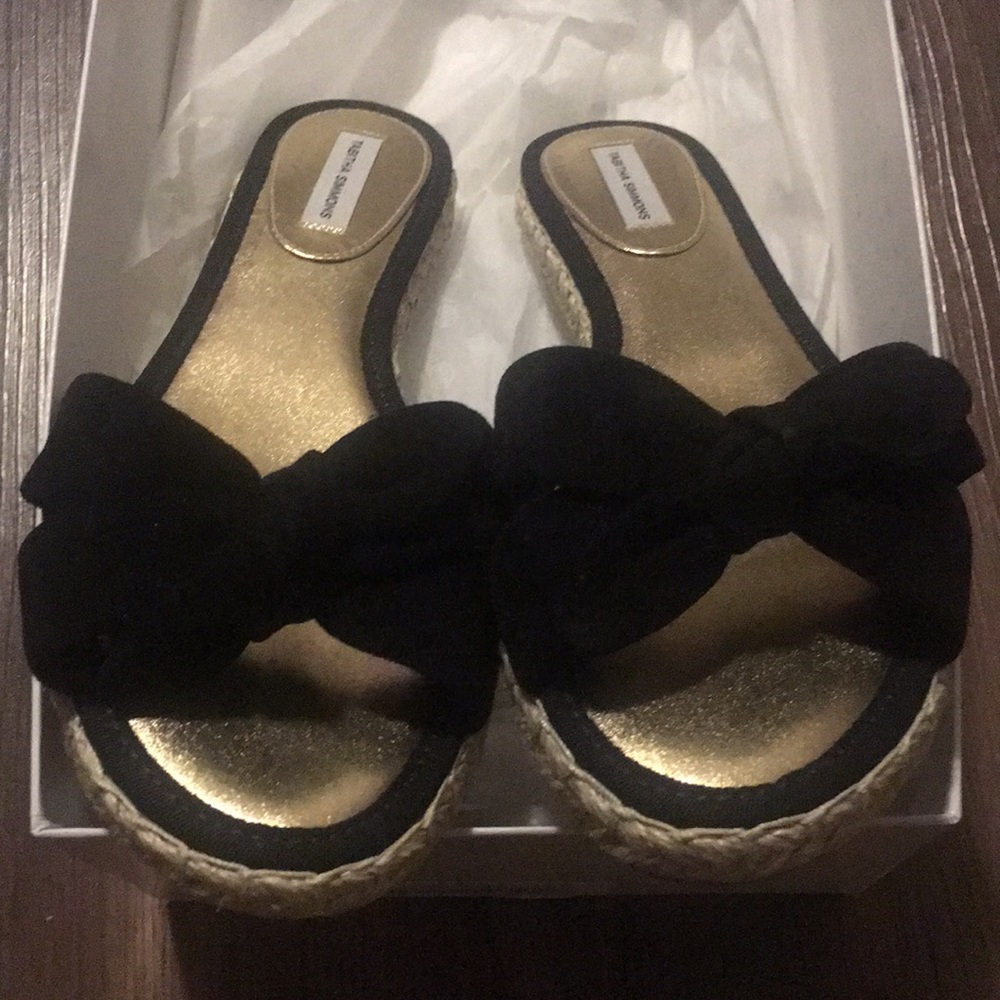 BNIB Tabitha Simmons Slides sz 9 - Picture 2 of 4